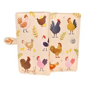 Charming Chicken Print Wallet